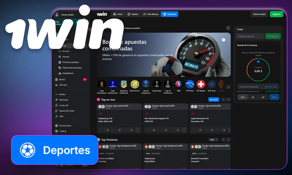 Mercados de apuestas de 1Win